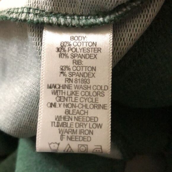 H by Halston shrug‎ cardigan Size XS green open front pockets longline career - Picture 5 of 5